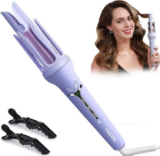 Hair Curler, 32mm Automatic Curling Iron, 3 Adjustable Temperatures And 2 Timer Reminders, Automatic Curling Iron For Long Hair, Double Anti-scald Function, Australian Specification Plug, Suitable For Everyone ( Random Color )