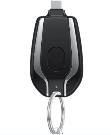 Keychain Portable Charger, Mini Power Emergency Pod Key Ring Cell Phone Charger, Ultra-compact External Fast Charging Power Bank Iphone (random Color)