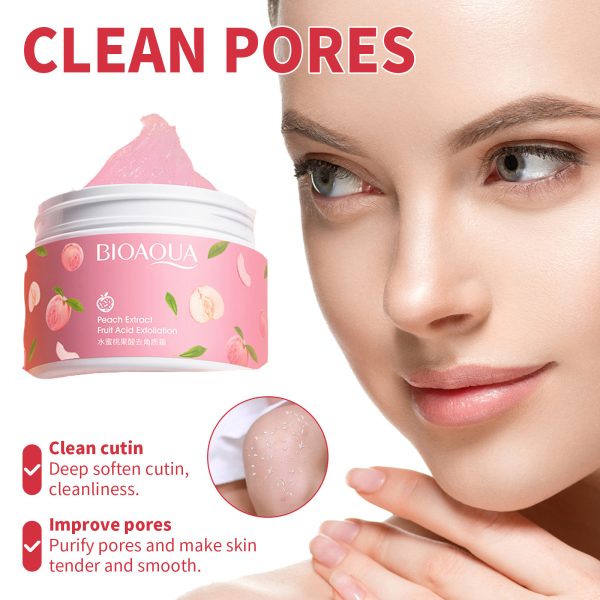 Peach Cream Whitening , Fruit Acid Exfoliating Face Gel Cream 140g