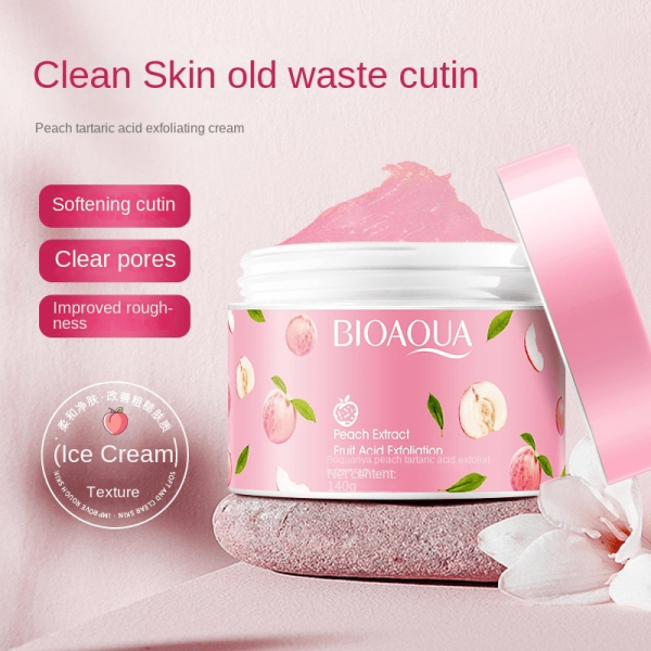 Peach Cream Whitening , Fruit Acid Exfoliating Face Gel Cream 140g