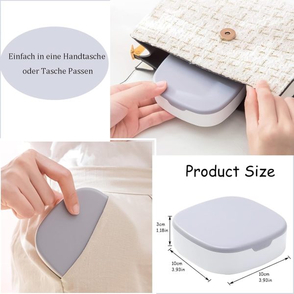 Small Jewellery Box, Jewellery Box, Portable Jewellery Box, Girls’ Earrings, Cut Necklace Box, Can Be Placed In The Bag Of The Bag At Home (pink Or Silver Colors) (random Colors)