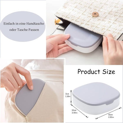 Small Jewellery Box, Jewellery Box, Portable Jewellery Box, Girls’ Earrings, Cut Necklace Box, Can Be Placed In The Bag Of The Bag At Home (pink Or Silver Colors) (random Colors)