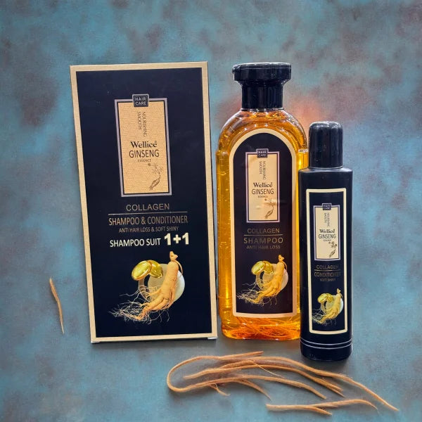 Wellice Ginseng Shampoo And Conditioner Pack For Healthy, Nourished Hair