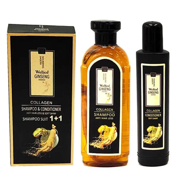 Wellice Ginseng Shampoo And Conditioner Pack For Healthy, Nourished Hair